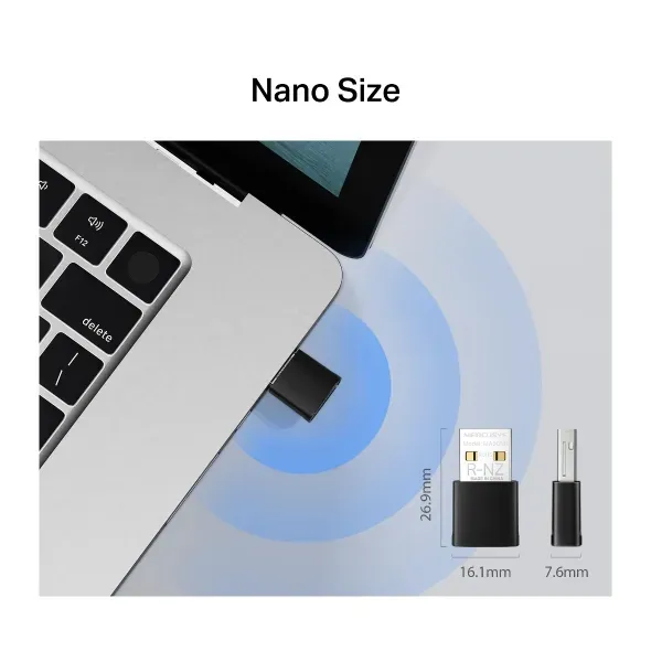 TP-Link Mercusys MA20NB AC650 Nano Wi-Fi Bluetooth USB Adaptér