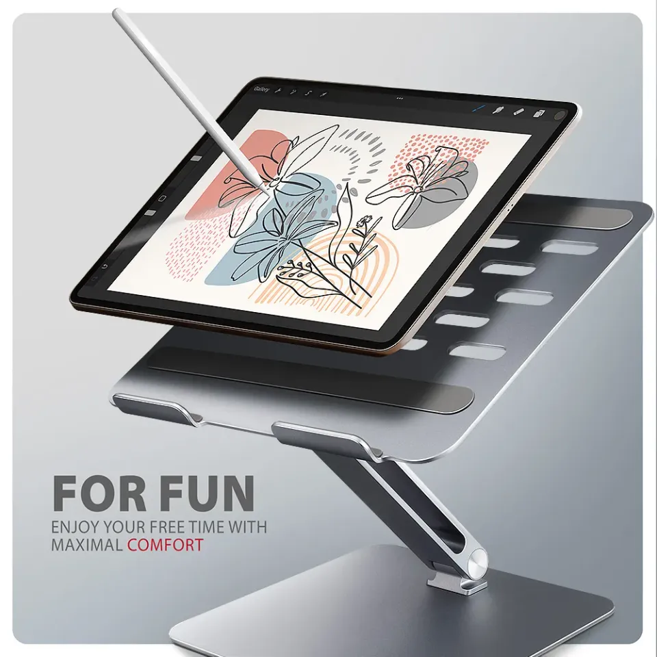 AXAGON STND-LQ, hliníkový HQ stojan pro notebooky 10" - 16", nastavitelná výška