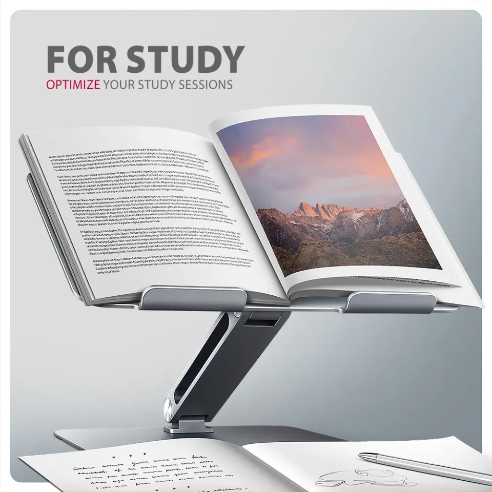 AXAGON STND-LQ, hliníkový HQ stojan pro notebooky 10" - 16", nastavitelná výška
