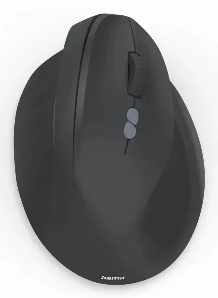Hama vertikální ergonomická bezdrátová myš EWM-600R, pro praváky, nabíjecí, Multi Device