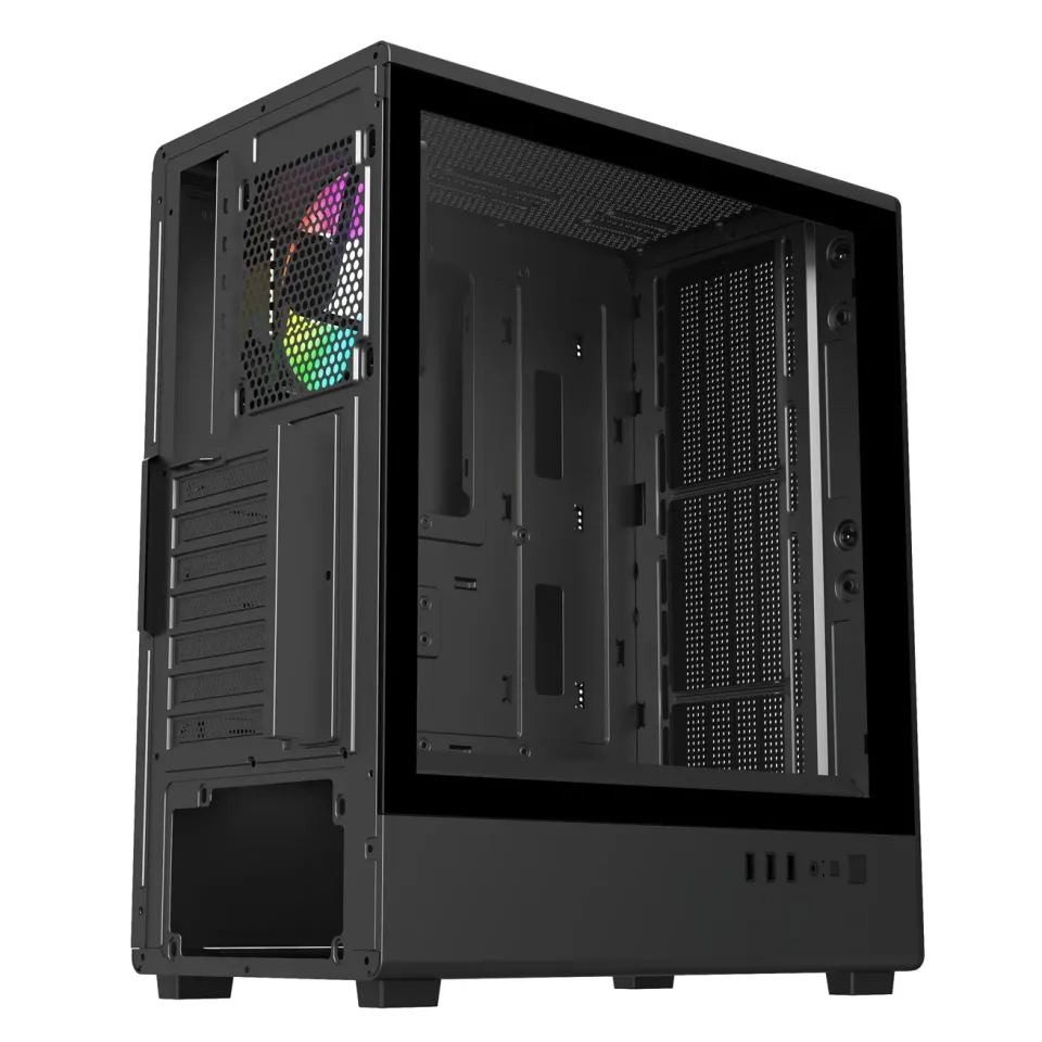 FSP M221-BA/Midi Tower/Transpar./Černá