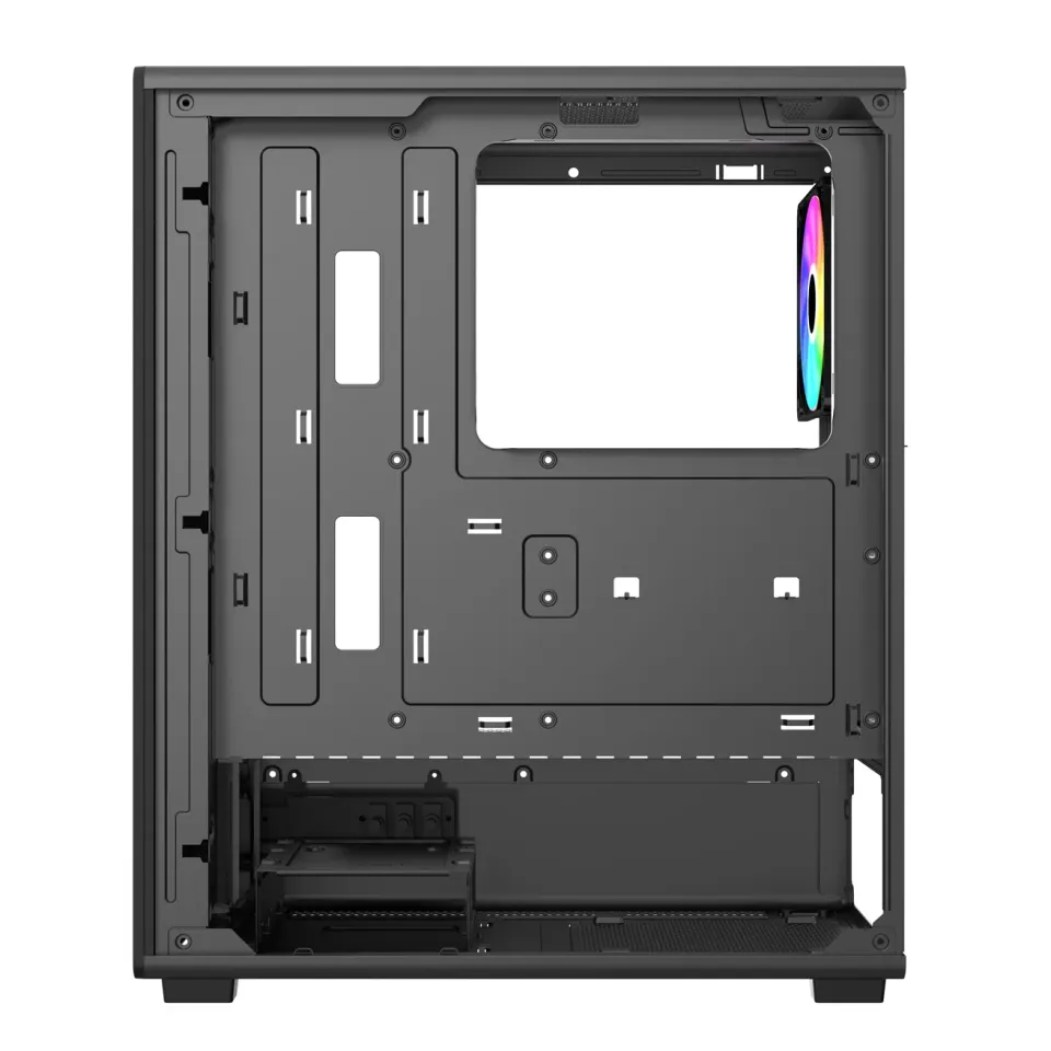 FSP M221-BA/Midi Tower/Transpar./Černá