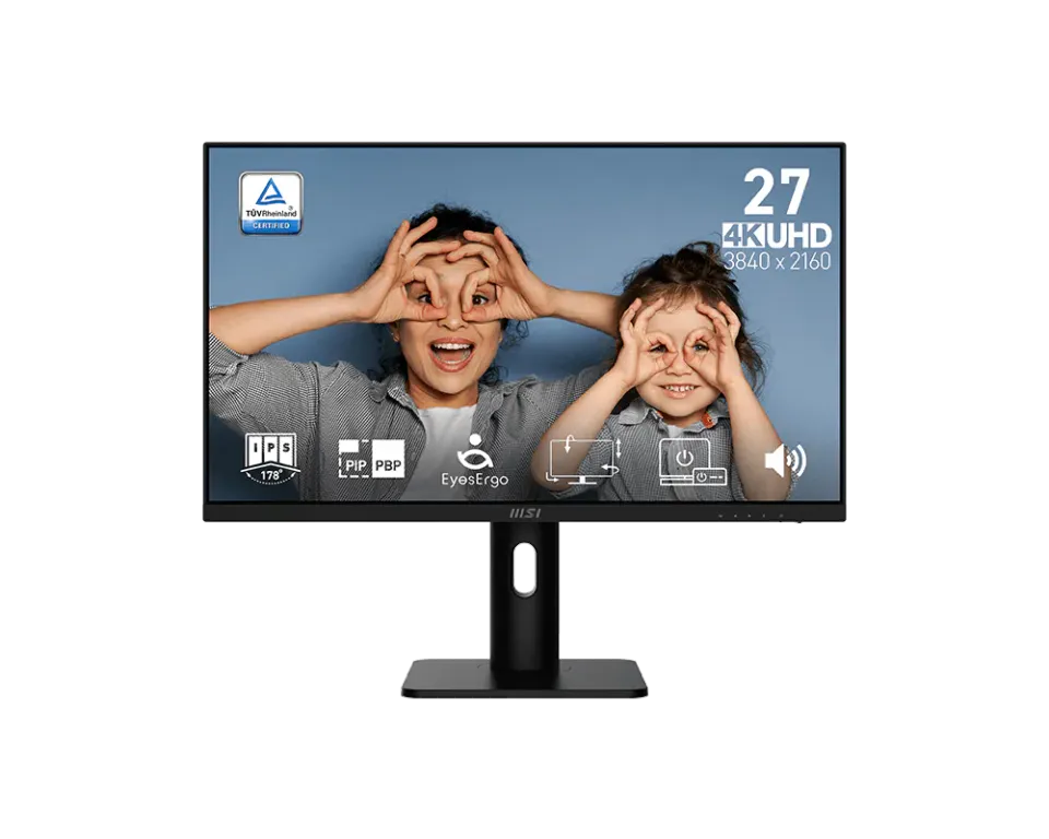 MSI Monitor PRO MP273UP E6 27" IPS/3840x2160 UHD/60Hz/4ms/2xHDMI/DP/höhenverstellbar