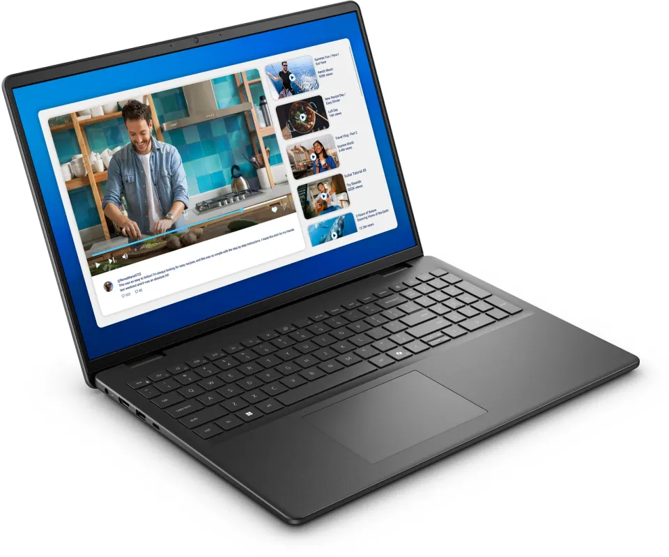 DELL NTB 16 DC16250/C5-120U/16GB/512SSD/16" FHD+ /Integrated/FgrPr/3Cell/No AC Adapter/WLAN/Backlit Kb/W11P/3Y PS NBD