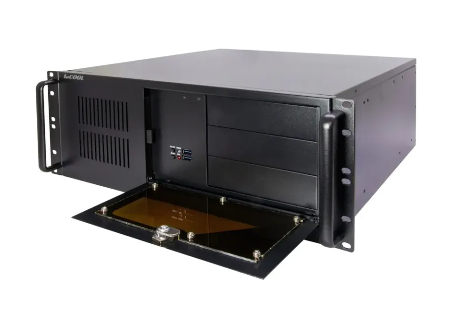 1stCOOL IPC 19in 4U-450 server case 19" černá (black) bez zdroje, hloubka 450mm, rack mount