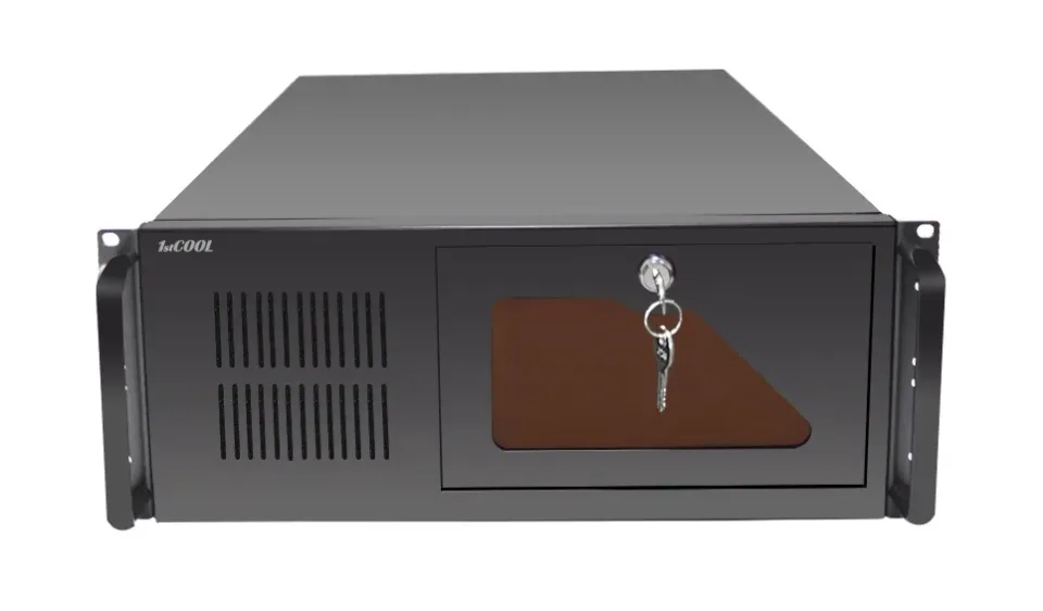 1stCOOL IPC 19in 4U-450 server case 19" černá (black) bez zdroje, hloubka 450mm, rack mount