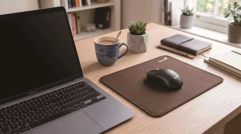 GENIUS podložka pod myš G-Pad 270S/ 270 x 220 x 2 mm/ hnědá