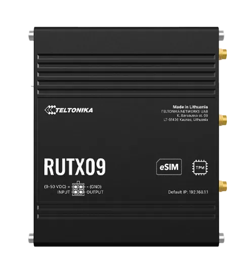 Teltonika INDUSTRIAL CELLULAR LTE-A Cat 6+ETH ROUTER - RUTX09
