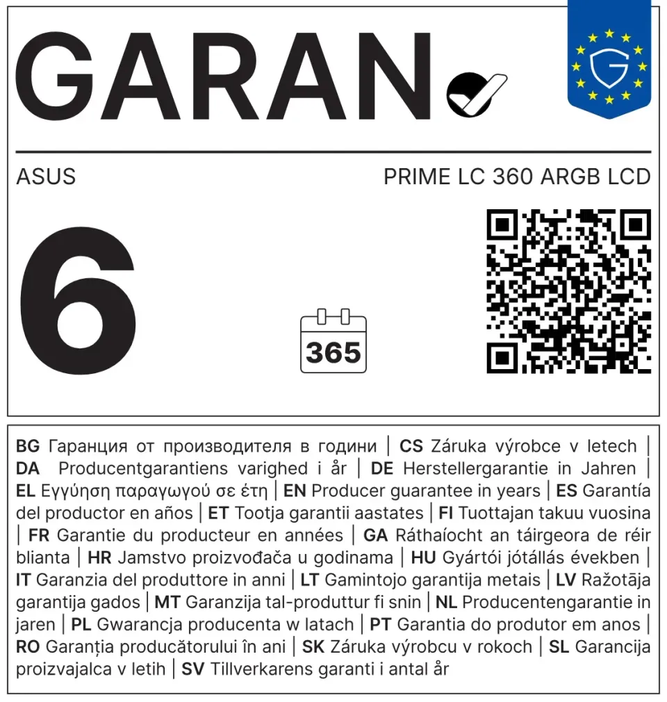 ASUS PRIME LC 360 ARGB LCD