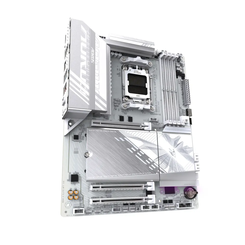 GIGABYTE MB Sc AM5 B850 A ELITE WF7 ICE, AMD B850, 4xDDR5, 1xDP, WiFi, ATX