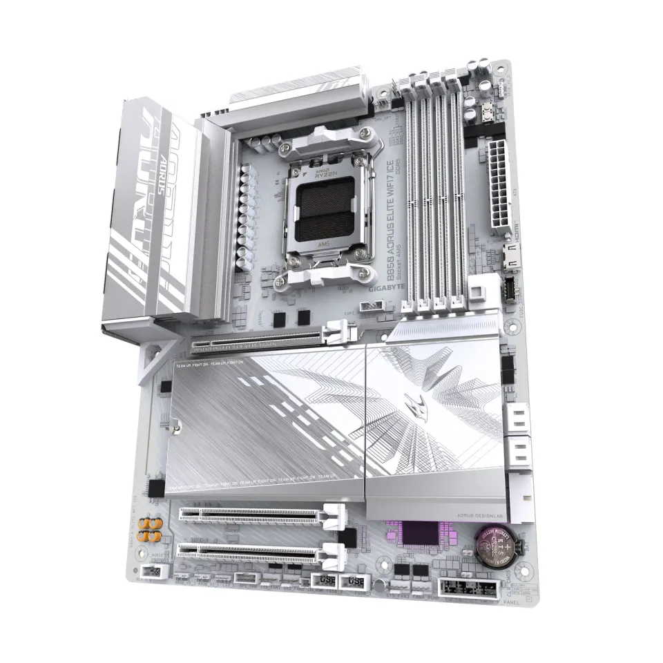 GIGABYTE MB Sc AM5 B850 A ELITE WF7 ICE, AMD B850, 4xDDR5, 1xDP, WiFi, ATX
