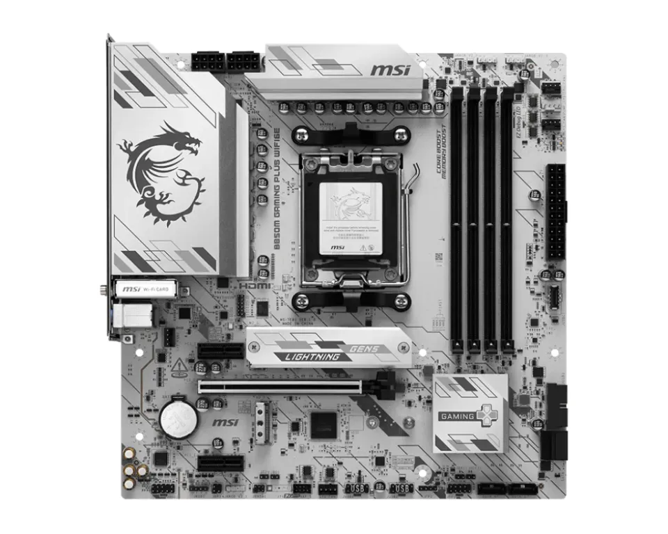 MSI B850M GAMING PLUS WIFI6E/AM5/4x DDR5 UDIMM/mATX