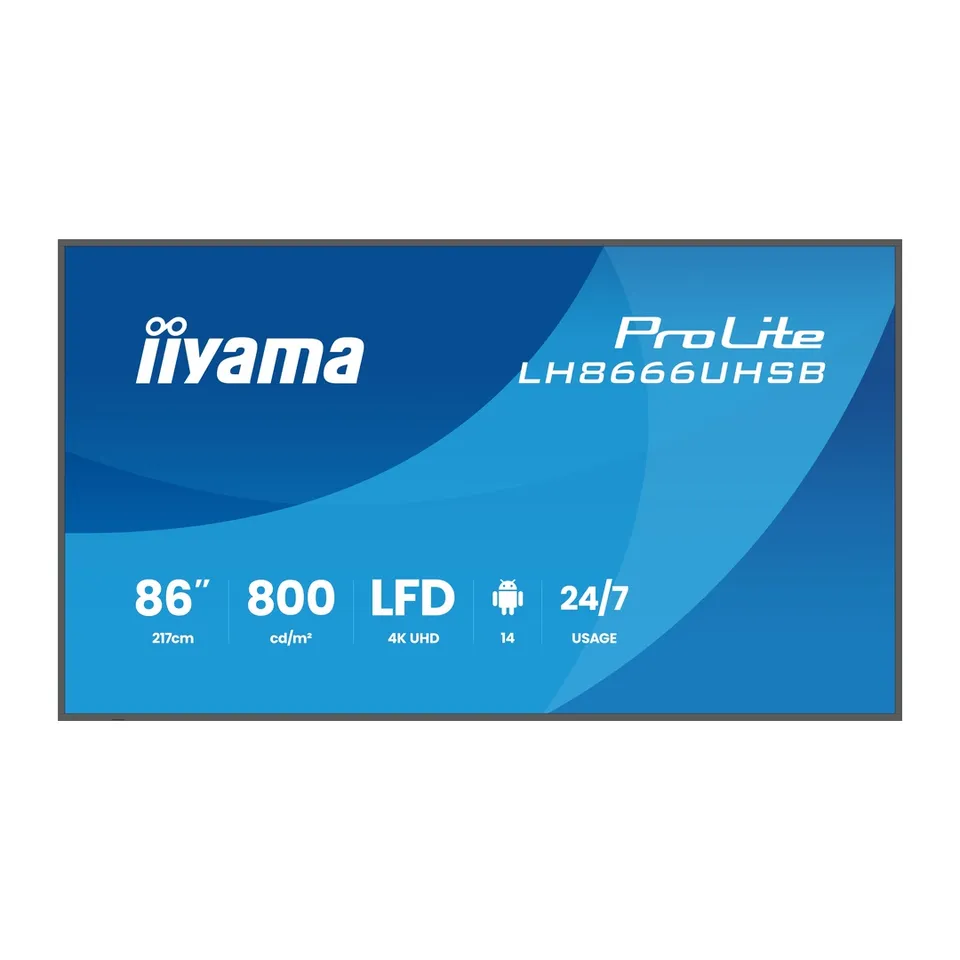 86" iiyama LH8666UHSB-B1AG: