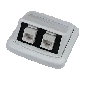 Dvojzásuvka ABB TANGO 2xRJ45 Cat5e UTP bílá