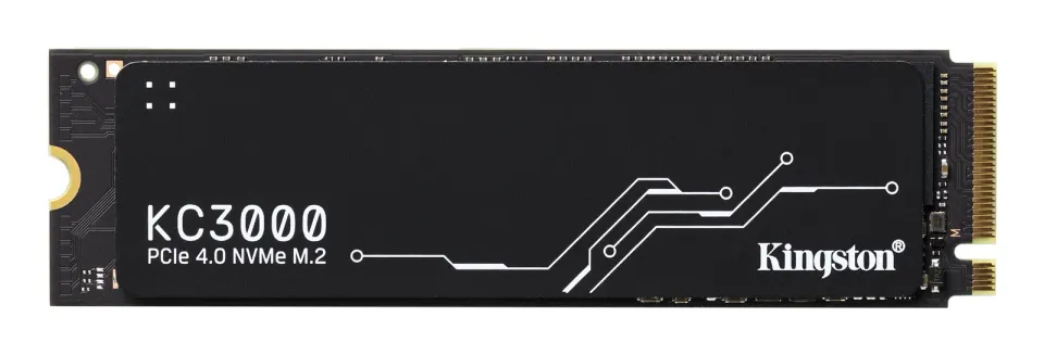 KINGSTON KC3000 SSD NVMe M.2 1TB PCIe 4.0 (čtení max. 7000MB/s, zápis max. 6000MB/s)