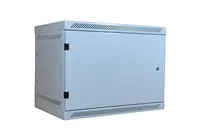 LEXI-Net 19" nástěnný rozvaděč 9U 600x400, nosnost 60 kg, plné dveře, svařovaný, šedý