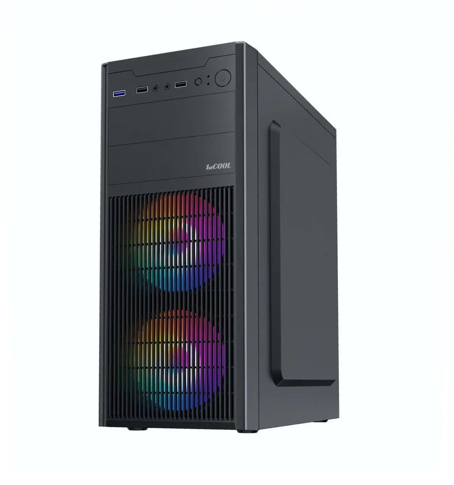 1stCOOL MiddleTower JAZZ 6, ATX black černý, bez zdroje, middletower ATX (USB3+ Audio) (PC case)