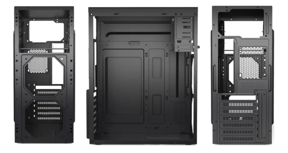 1stCOOL MiddleTower JAZZ 6, ATX black černý, bez zdroje, middletower ATX (USB3+ Audio) (PC case)