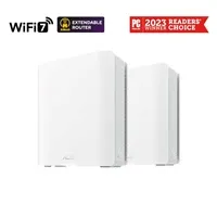 ASUS ZenWifi BT10 2-pack, WiFi7 Extendable Router, AiMesh, 2x WAN/LAN, 1x LAN, 1x 3.0