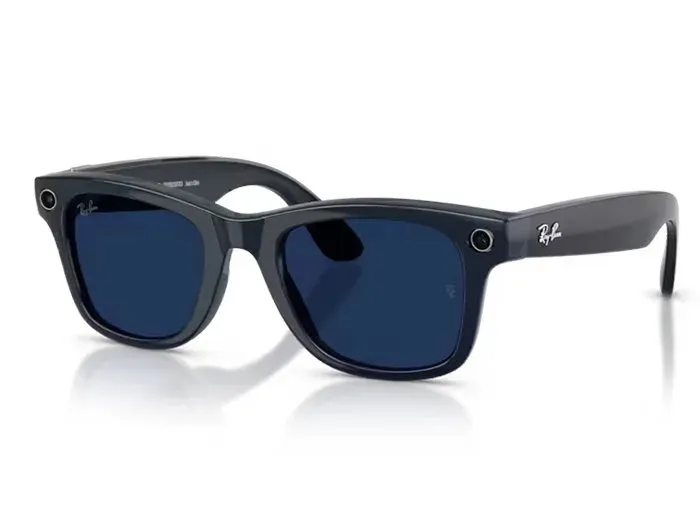 Meta Ray-Ban Gen2 Wayfarer, Shiny cosmic blue, Clear/Sapphire transitions