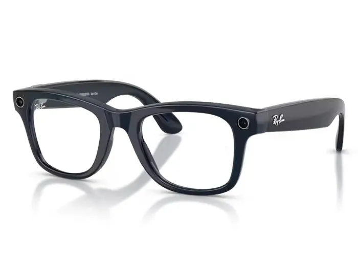 Meta Ray-Ban Gen2 Wayfarer, Shiny cosmic blue, Clear/Sapphire transitions
