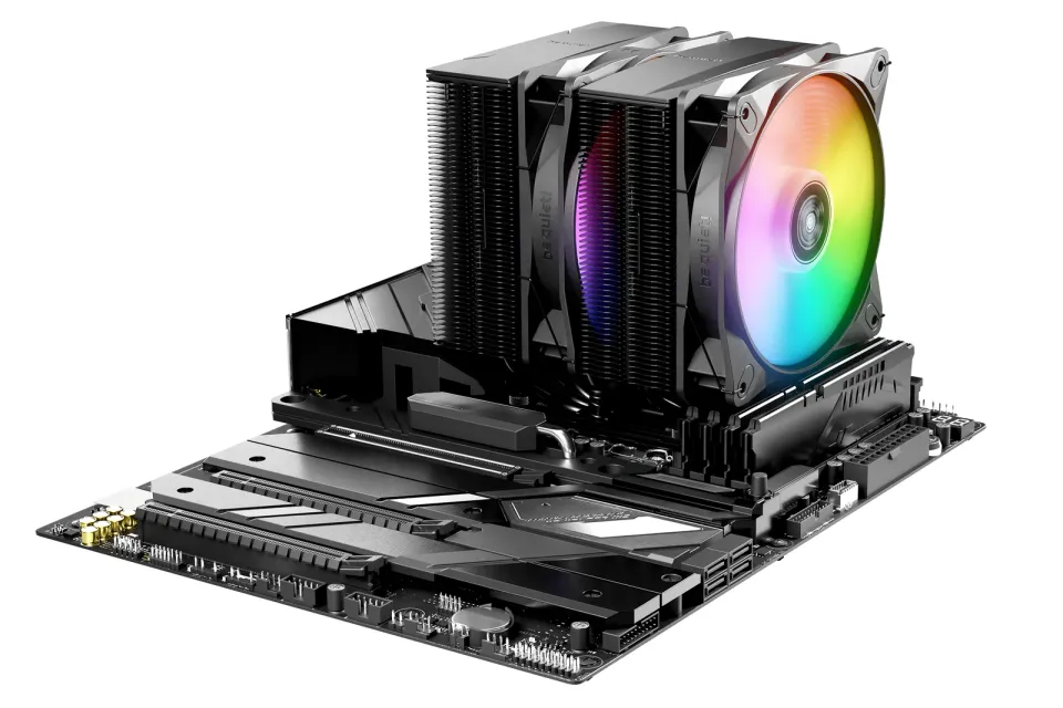 Be quiet! chladič CPU PURE ROCK PRO 3 LX Black / 2x120mm PWM ARGB fan / 6xheatpipe / černý