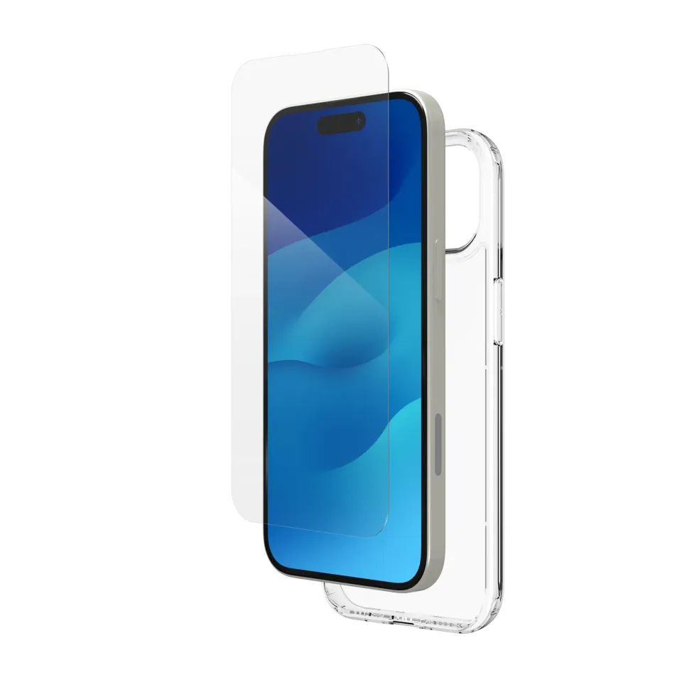 ZAGG Invisible Shield Ochrané sklo Elite 360 Bundle iPhone 15 - průhledný