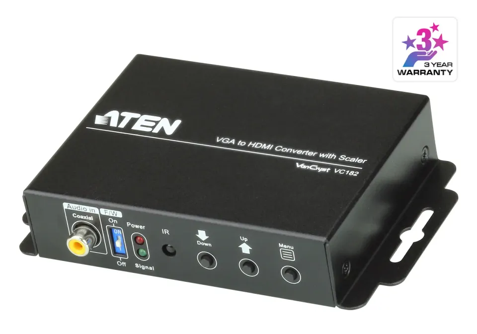 ATEN VC182-AT-G VGA TO HDMI CONVERTER W/SCALER W/EU ADP