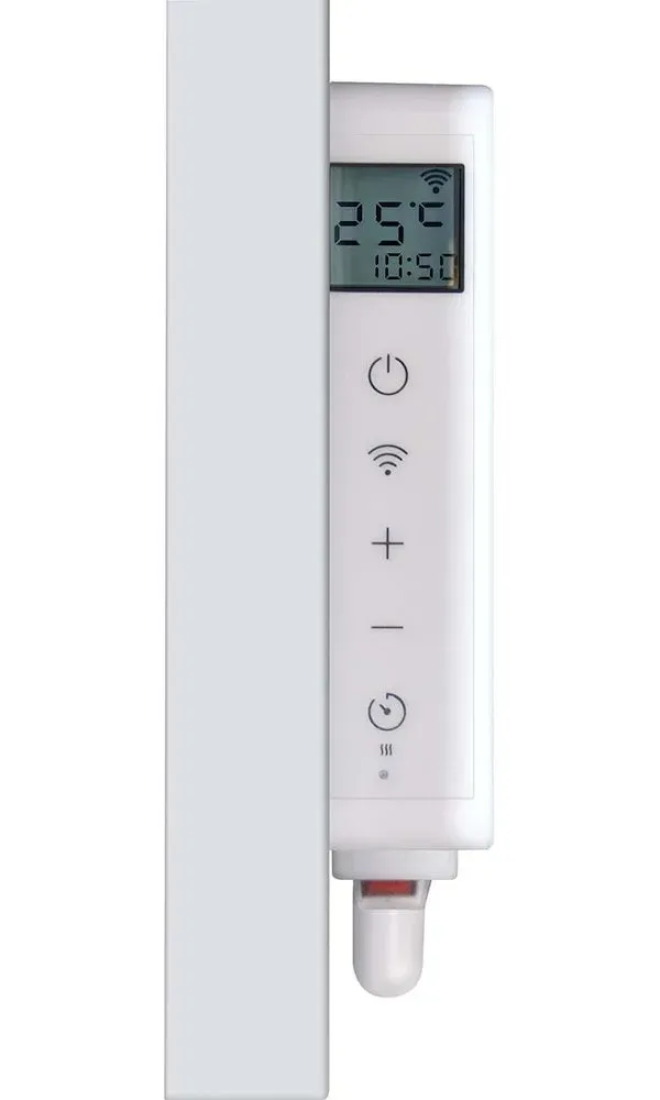 NEDIS Wi-Fi chytrý infračervený topný panel/ 700W/ 120 x 620 x 240 mm/ nastavení teploty/ termostat/ IP44/ DO/ bílý