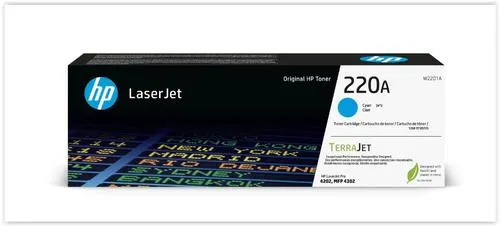 HP W2201A originální toner azurový č.220A malý cca 1800 str. (cyan, pro HP CLJ Pro 4202, 4302)