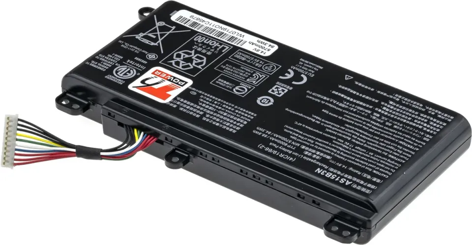 Baterie T6 Power pro Acer Predator 15 G9-591, G9-592, 17 G9-791, G9-792, 6000mAh, 88Wh, 8cell