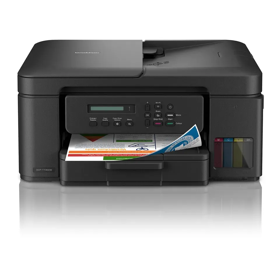 BROTHER multifunkce inkoustová DCP-T730DW - A4 128MB 2400x600 16ppm ADF USB 2.0. WIFI - INKTANK INK BENEFIT