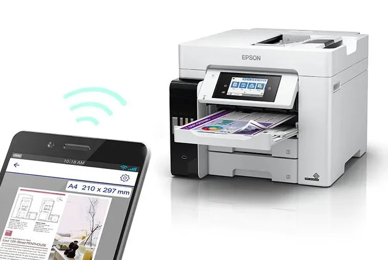 EPSON L6580 ECOTANK - MFC/A4/25ppm/USB/Ethernet/Wi-Fi Direct/LCD displej/ADF/Dup