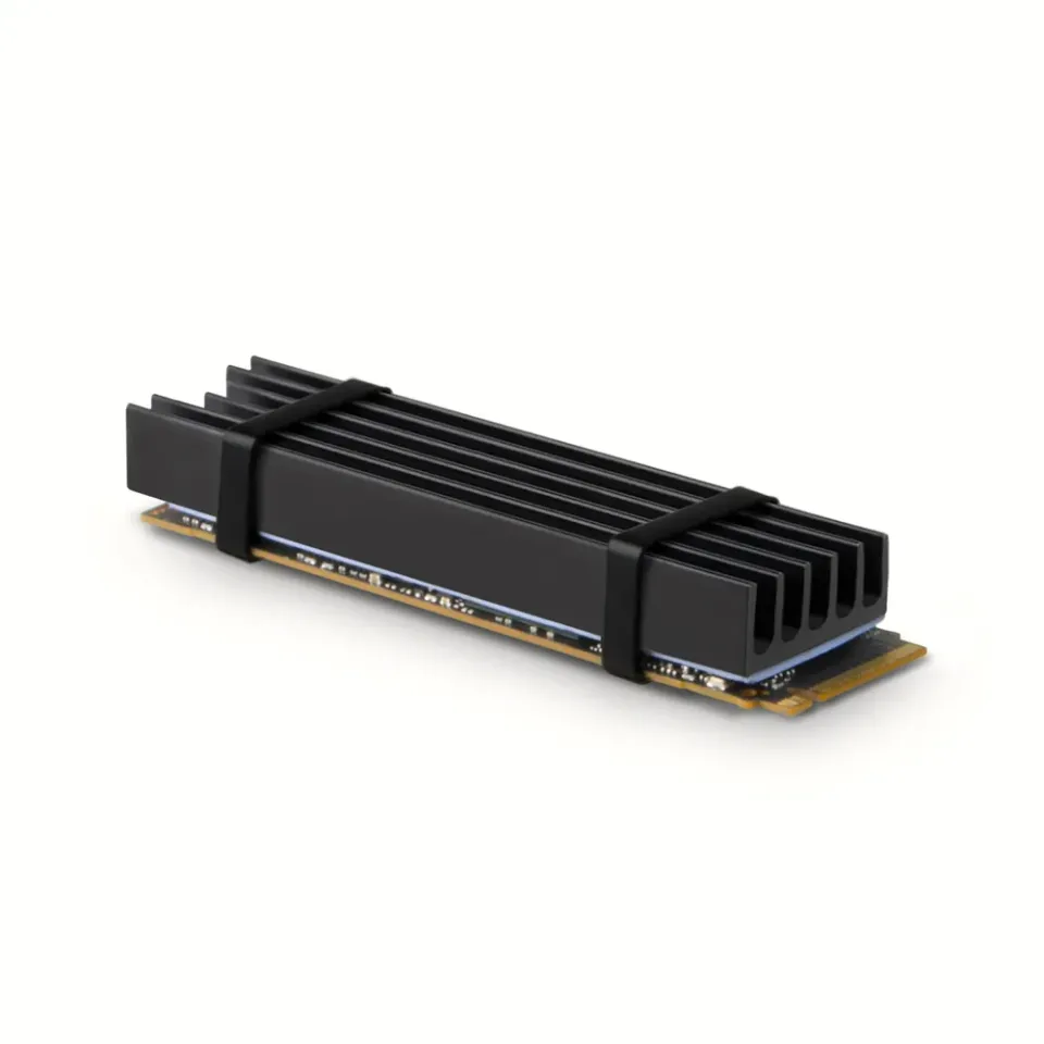 AXAGON CLR-M2L10, hliníkový pasivní chladič pro M.2 2280 SSD, výška 10 mm