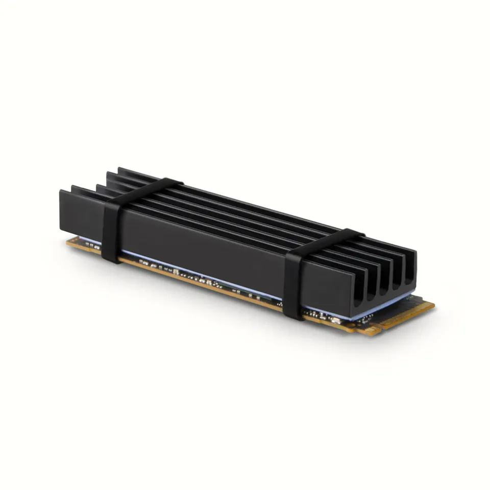 AXAGON CLR-M2L10, hliníkový pasivní chladič pro M.2 2280 SSD, výška 10 mm