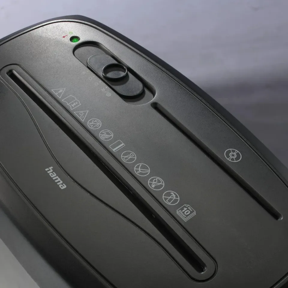 Hama Safe X100CD, skartovačka, křížový řez, 10 listů, bezpečnostní úroveň P4 T4 E3