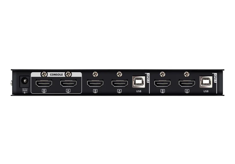 ATEN CS742H 2portový USB 4K HDMI KVMP přepínač s duálním displejem (kabely v cen