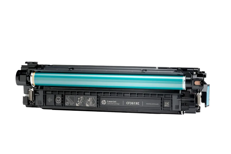 HP CF361X originální toner azurový č.508X velký cca 9500 str. (cyan HP CLJ M552, M553, azurová, ColorSphere 3 Jetintelligence )