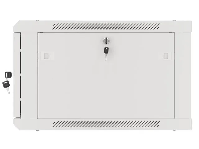 LANBERG Nástěnná jednodílná skříň 19", 6U/600x600 FOR SELF-ASSEMBLY plechové dve