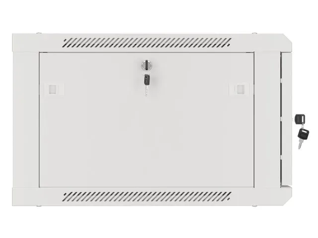 LANBERG Nástěnná jednodílná skříň 19", 6U/600x600 FOR SELF-ASSEMBLY plechové dve