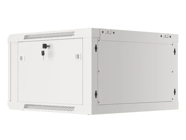 LANBERG Nástěnná jednodílná skříň 19", 6U/600x600 FOR SELF-ASSEMBLY plechové dve