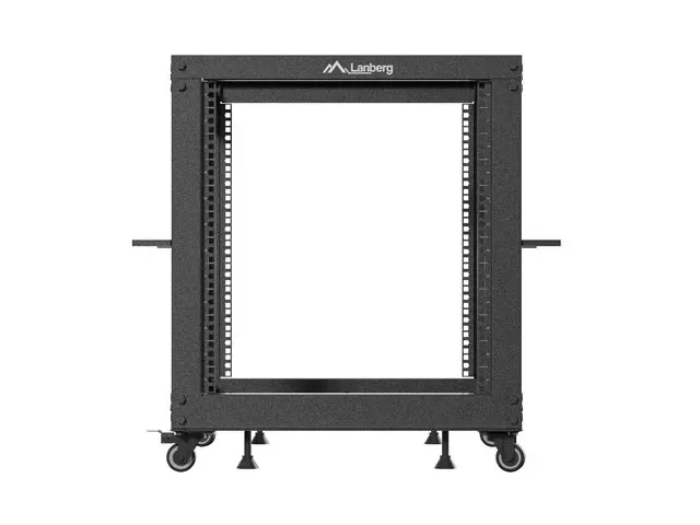 LANBERG OTEVŘENÝ RACK 12U 19" 600X600-1100 NASTAVITELNÝ ČERNÝ