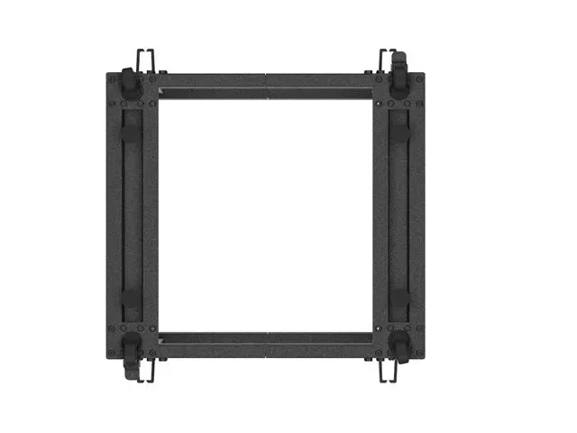 LANBERG OTEVŘENÝ RACK 12U 19" 600X600-1100 NASTAVITELNÝ ČERNÝ