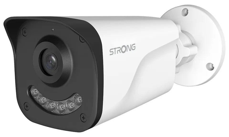 STRONG IP kamera BUL05DL0-P/ Bullet/ PoE/ LAN/ 5Mpix/ objektiv 4mm/ IP67/ duální vidění/ ONVIF/ bílá