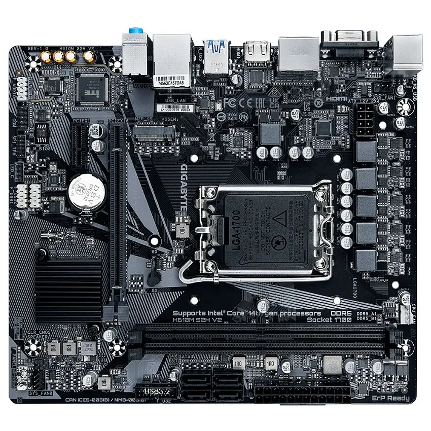 Gigabyte H610M S2H V2/LGA 1700/mATX