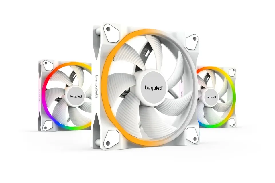 Be quiet! / ventilátor Light Wings White / 140mm / PWM / 3-pack / bílý
