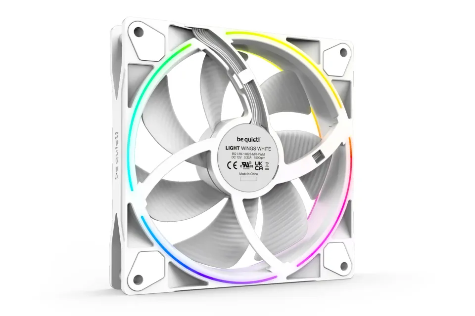 Be quiet! / ventilátor Light Wings White / 140mm / PWM / 3-pack / bílý