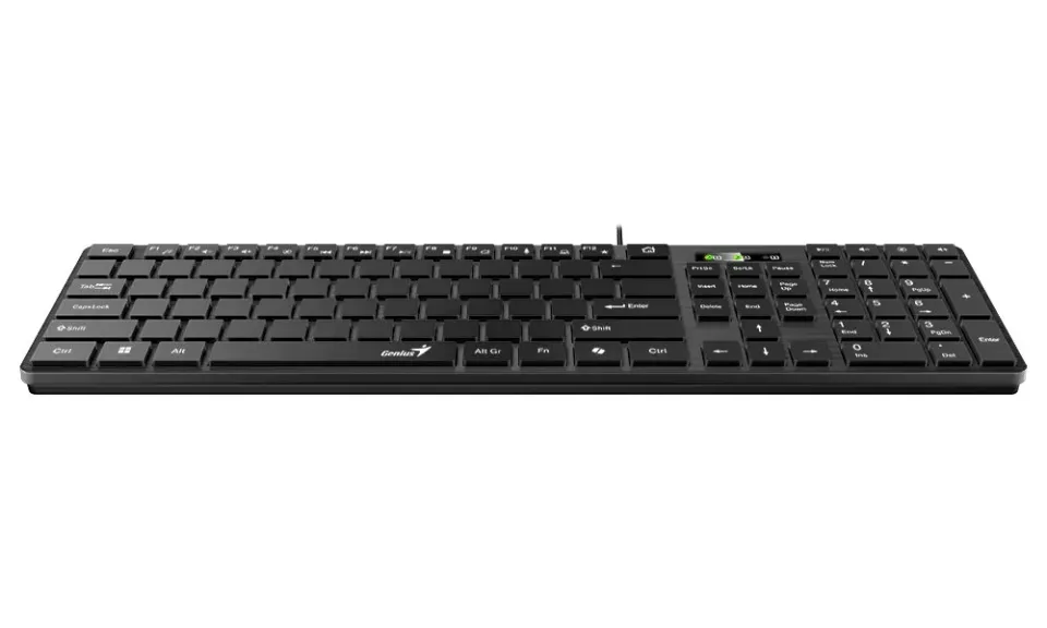 GENIUS klávesnice Slimstar K500 education spepá bez pismen USB black (černá)