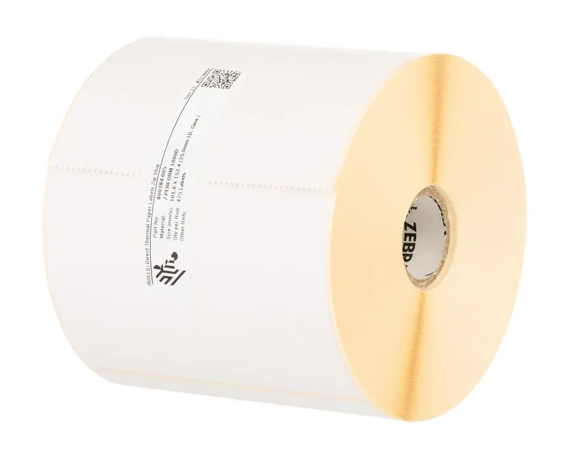 Zebra Label, Paper, 70x38mm; Direct Thermal, Z-PERFORM 1000D, Uncoated, Permanen