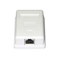 Zásuvka STP 1x RJ45 Cat5E, blok 110, na omítku